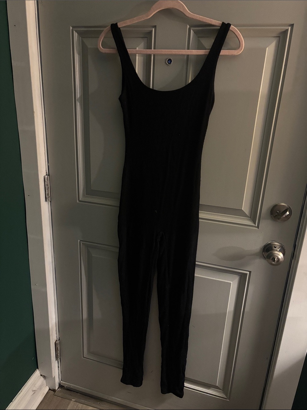 Fashion Nova Black Scoop-Neck Jumpsuit